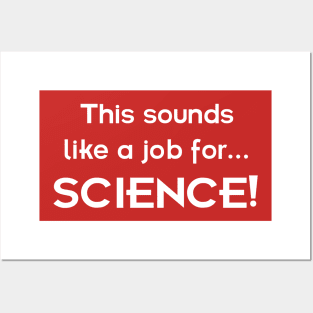 This sounds like a job for SCIENCE - light text Posters and Art